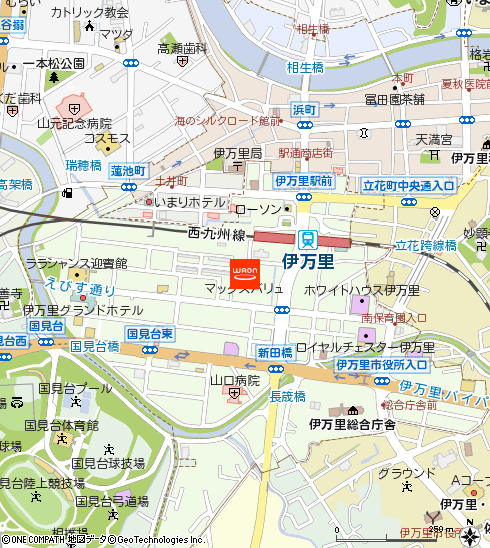 マックスバリュ伊万里駅前店付近の地図